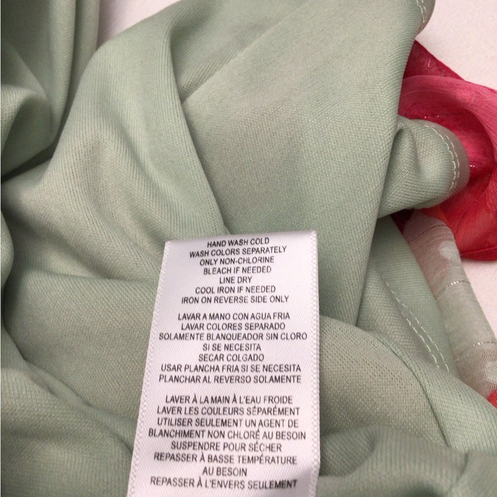 Taylor Red and Green Long Sleeve Dress - Picture 11 of 15